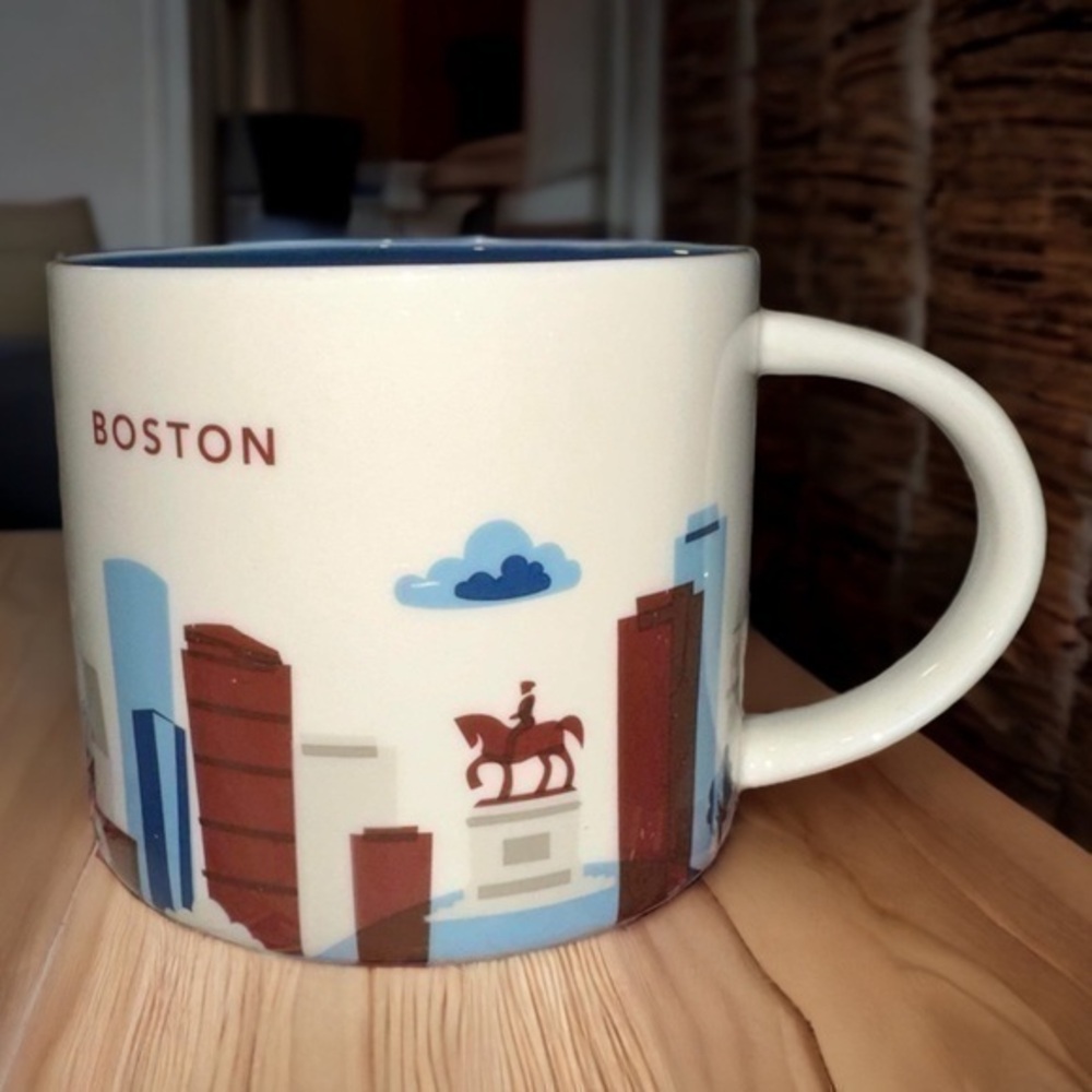 Starbucks Boston Massachusetts You Are Here YAH Series Collection Coffee Cup Mug